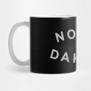 North Dakota Typography Mug